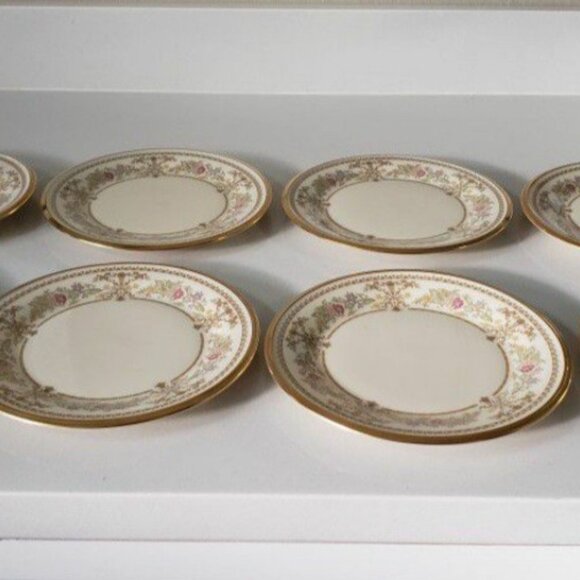 Lenox CASTLE GARDEN Bread & Butter (8) Plates 6.5" Just Displayed No Use Marks - Picture 5 of 5